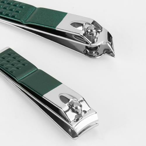 Manicure Set Personal Care Nail Clipper Kit Professional Manicure Pedicure Set Mens Accessories Personal Care Nail Grooming Present for Men Husband Boyfriend Parent, Dark Green - color: Dark Green
