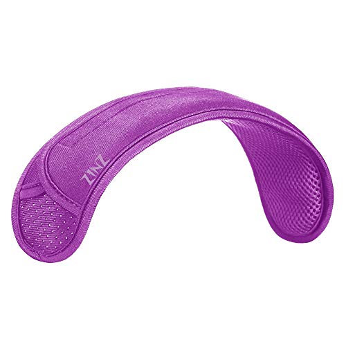 Ultra Thick & Breathable Universal Shoulder Pad Cushion for Bag - Long & Comfort - color: Purple
