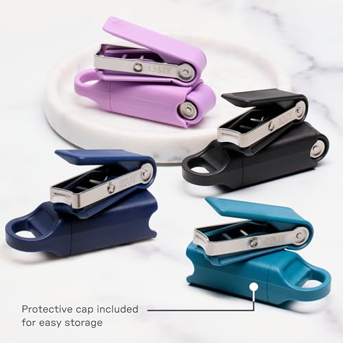 EDJY Fingernail Cutter - Precision Stainless Steel Nail Cutter for Fingernails | Sharp Blade, Ergonomic Design, Durable & Rust-Resistant | Ideal for Men and Women | EDJY Blue - color: Edjy Blue