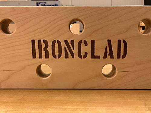 Climbing Peg Board, 8"x60" Climbing Pegboard. New Laser Engraving Options!