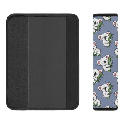 2 Pack Soft Padded Seat Belt Cover for Girls and Boys, All Vehicles, Cute Koala Bear Harness Pads Strap, Anti-Slip Pad - color: Pattern 1040