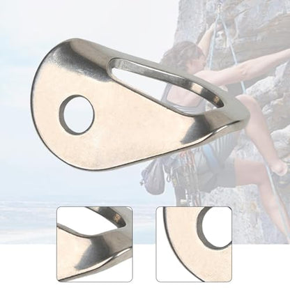 Climbing Anchor Rock Climbing Bolt Hanger Stainless Steel Lightweight Anchor Hanger Easy Installation Suitable for Gym Workout - size: M8