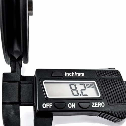 Tech Team Replacement Pulley for Home Gym Fitness Machines, 2 Pulleys, 90mm / 3.5" Heavy Duty Cable Pulley Wheel with Bearing, Weight Machines & Exercise Cable Systems, 939