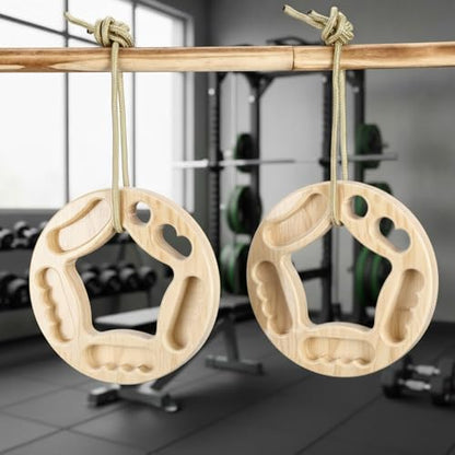 Hangboard Rock Climbing for Climbing Home Training Finger Strengthener, Pull-up Grip Arm Training Portable Finger Board Rock Holds Indoor and Outdoor - style: Round