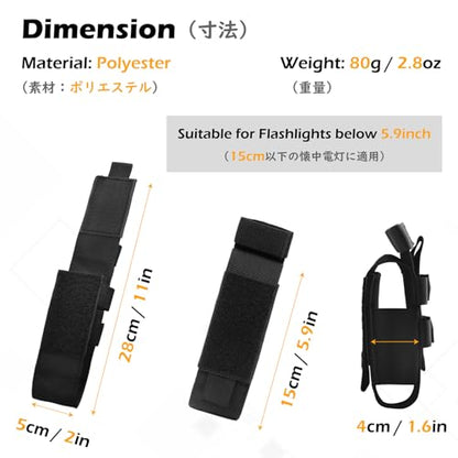 TRIWONDER Tactical Phone Pouch Molle, Smartphone Holster Bag EDC Utility Cellphone Lock Card Holder Organizer Fit for Waist Belt Case - color: 13 Black