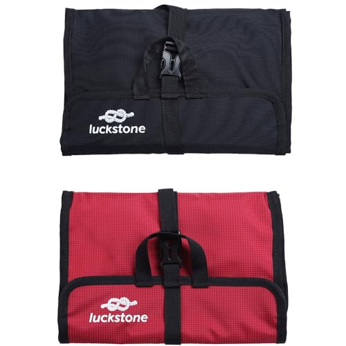Lixada Climbing Quickdraw Hanging Storage Bag Climbing Gear Organizer Bag Small Tools Organizer Pouch - color: Red