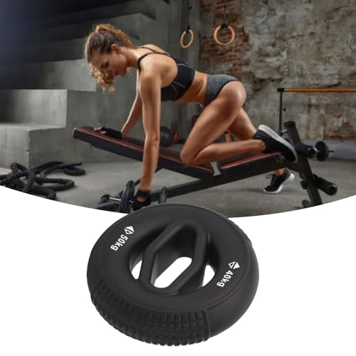 Silicone Grip Trainer Ring Adjustable Resistance Durable Hand Grip Strengthener Ring for Rock Climbing Forearm Muscle Training