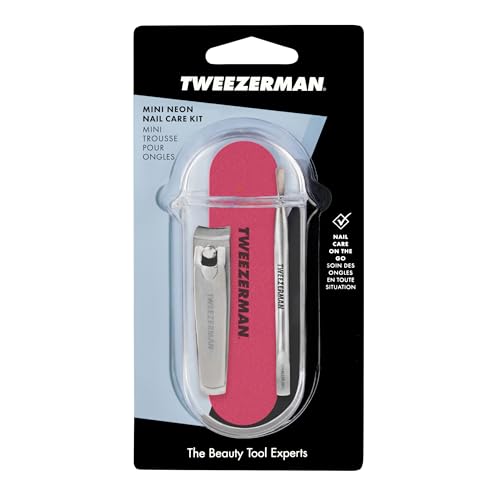 Tweezerman Mini Neon Nail Care Kit - style: Nail Care Kit
