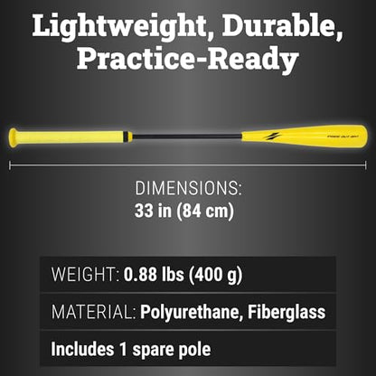 FIELDFORCE Inside-Out Bat Baseball Swing Trainer Baseball Training Aid | Baseball training equipment that improves swing path, hitting mechanics, and bat control with instant feedback