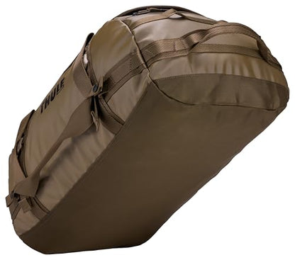 Thule Chasm Duffel bag, Weather-resistant materials, Easy packing, Converts to backpack, Internal pockets, Travel-ready - color: DEEP KHAKI, size: 40L