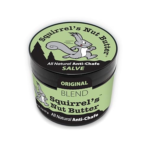 Squirrel's Nut Butter Anti Chafe Tub | All Natural Chafe Prevention & Skin Care for Athletes, Runners & Adventurers | Thighs, Arms, Pack Straps & More | 2.0 oz - size: 2 Ounce (Pack of 1)