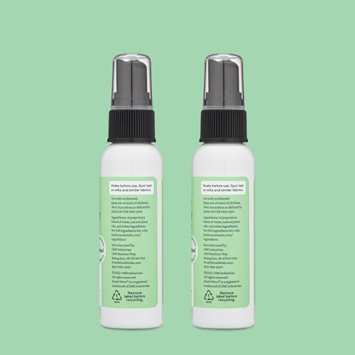 Fresh Wave Odor Eliminator Room Spray, 2 oz Travel Size, 2-Pack, Original | Plant oil formula with lime, pine needle, and cedarwood, Neutralizes air and fabric odors, Non-hazardous, Pet-safe - size: 2 Fl Oz (Pack of 2)