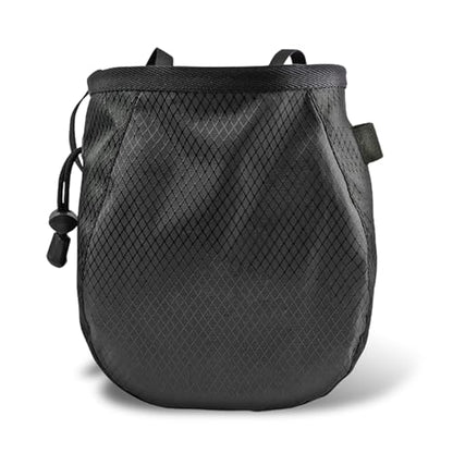 Climbing Chalk Bag - Small Chalk Bag Bouldering for Rock Climbing Chalk Pouch - color: BLACK