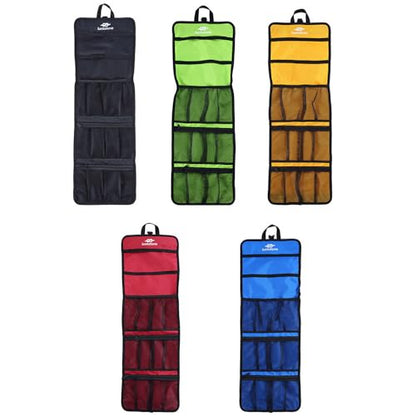Lixada Climbing Quickdraw Hanging Storage Bag Climbing Gear Organizer Bag Small Tools Organizer Pouch - color: Black