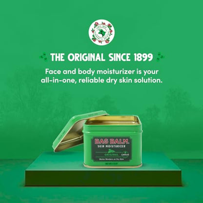 Bag Balm Vermont's Original for Dry Chapped Skin Conditions - Hand & Body (4 Ounce (Pack of 3)) - size: 4 Ounce (Pack of 3)
