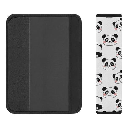 2 Pack Pandas Animal Car Seat Belt Pad Breathable Shoulder Harness Cover for Adult Use, Stroller Pushchair High Chair, Pressure Relief - color: Pattern 913