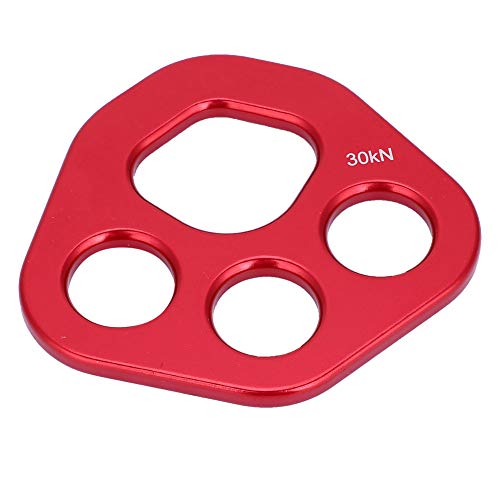 Climbg Outdoor 9×8×1 Outdoor 4 Holes Rigging Plate Rock Climbing Multi Anchor Point Connector Gear