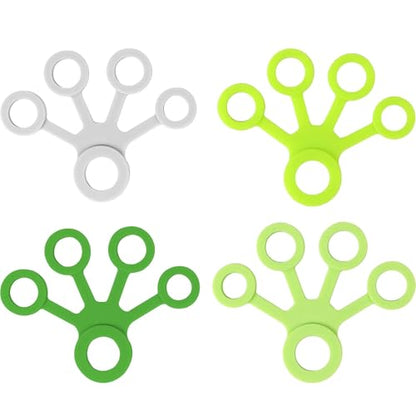 4 Pcs Silicone Finger Bands, Soft Hand Stretcher, Finger Exercise