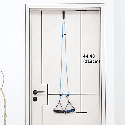 Shoulder Pulley Over The Door Physical Therapy System, Exercise Pulley for Physical Therapy, Alleviate Shoulder Pain and Facilitate Recovery from Surgery - color: Black