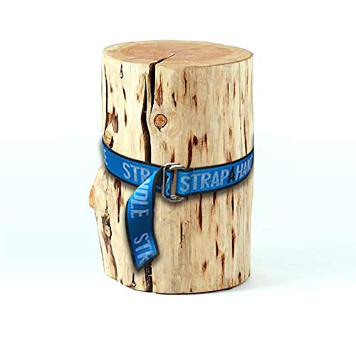 Log Splitting Strap | Easy Carry Strap with Handle for Safely Moving and Lifting and Carrying Heavy Boxes, Groceries, Luggage, Beach Items, Skis, Camping (8ft. Length, 75lb. Capacity)