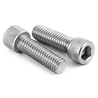 M8-1.25 x 25mm Socket Head Cap Screws, Allen Socket Drive, Stainless Steel 18-8, Full Thread, Bright Finish, Machine Thread, 25 PCS - size: M8 x 25mm