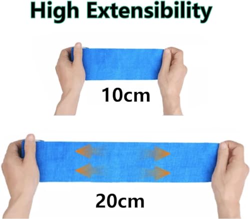 15 Pack Self Adhesive Bandage Wrap 2 Inch x 5 Yards (Black) | Non-Woven Bandage,Vet Wrap Breathable Elastic Self-Adherent Tape for Stretch Athletic, Sports, Wrist, Ankle - color: Black-15