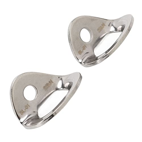 Uxsiya 2PCS Climbing Bolts Hanger 316 Stainless Steel Rock Climbing Hanger Large Bearing Capacity Anchor for Carving Aerial Work
