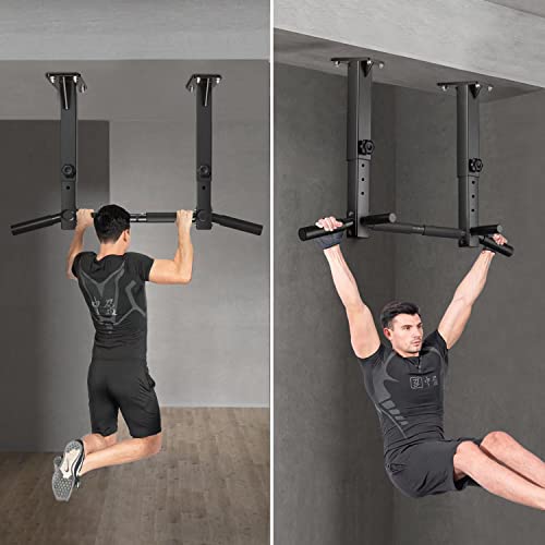 Ceiling Mounted Pull Up Bar, Joist Mount Chin Up Bar