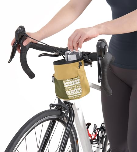 Climbing Chalk Bag, Large Capacity Rock Climbing Chalk Bag for Bouldering, Weightlifting, Gym, Disc Golf & Wall Climbing, Durable Bouldering Chalk Bucket - color: Khaki, size: Large
