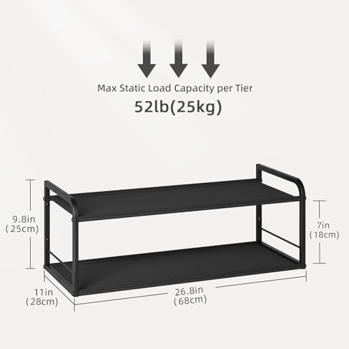 Wall Mounted Shoe Rack, Carbon Steel Shoe Organizer with Removable Oxford Cloth, Non-Slip Space-Saving for Entryway Closet Bedroom, Black - color: Classic Black