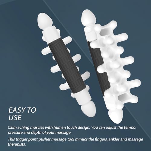 Fascia Massage Tool Blaster for Cellulite - Trigger Points - Muscle Relaxation,Handheld Myofascial Release Tool for Every Part of The Body - color: Black