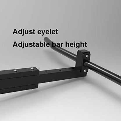 Pull-Up Bars Horizontal Bar Ceiling-mounted Multi-level Height-adjustable Suspended Fitness Equipment Safe Load 300kg,