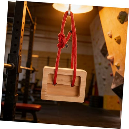 2pcs Wooden Climbing Hangboard for Finger Strength Training with Modular Design, Simulated Finger Hold Exerciser for Indoor and Outdoor Climbing Practice