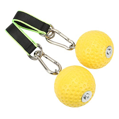 Climbing Pull Up Hand Grips Ball Set, Wireless Arm Strength Training Equipment, Non Slip Grip Balls with Webbing Buckle for Rock Climbing, Gym and Home Workouts - size: 97mm model