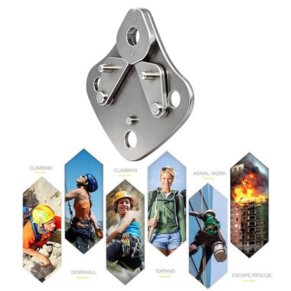 Innovative Continuous Plate Rock Climbing Device for Smooth Operations in Technical Climbing Occasion Rustless Hardware