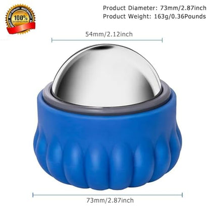 iECO Cold Massage Roller Ball - Ice Roller Ball for Muscles Deep Tissue, Cold & Heat Therapy, Plantar Fasciitis Roller