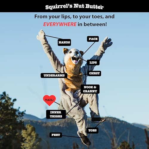 Squirrel's Nut Butter Anti Chafe Adventure Packet | Compact and All Natural Chafing & Skin Care for Athletes, Runners & Adventurers | Thighs, Arms, Pack Straps & More, Original, 9ml - size: 0.03 Fl Oz (Pack of 10)