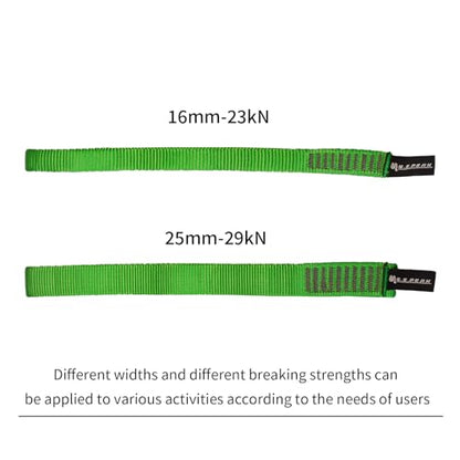 SEPEAK 25mm Nylon Tubular Webbing 1-Inch, 29kN/6520lbs, UIAA Certified Webbing Straps - color: Green, size: 120cm / 48inch | Pack of 3
