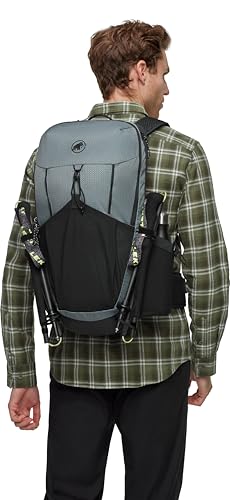 Mammut Ducan 22 – Unisex Outdoor Backpack for Hiking, Running, and Everyday Adventures, Strata-Black, 22L - color: Strata-black