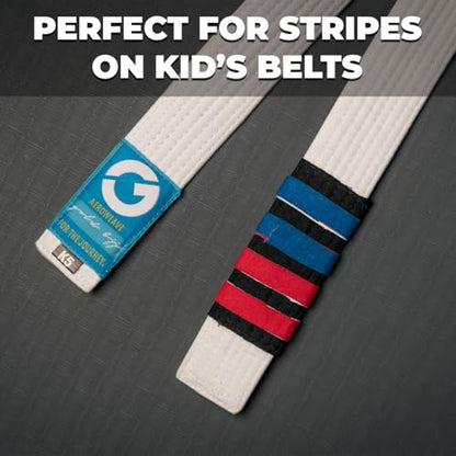 Gold BJJ Jiu Jitsu Tape - Strong Athletic Finger Tape, 1/2" x 30' - Protect Fingers and Toes in MMA, Judo, Wrestling, Martial Arts, Rock Climbing - color: White