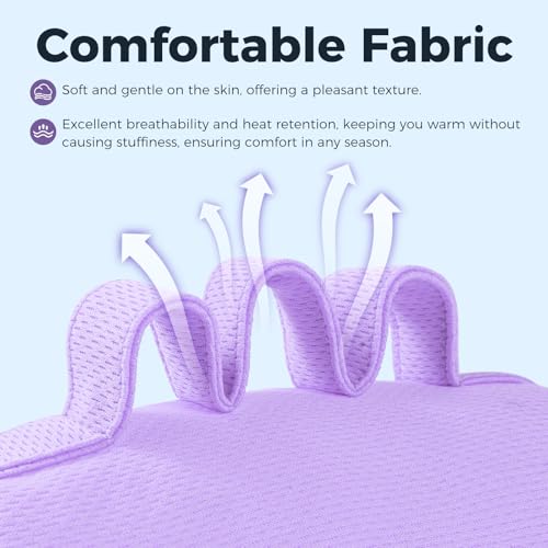 Palm Grips, Hand Contracture Cushions, Finger Grips, Finger Splitter, Palm Protector for Hand Contracture, Grip Strengthener Pad for Elderly, Stress Relief, Sweat Resistant, Washable, Purple, S, 1 Pcs - color: Purple-1 Pcs-S