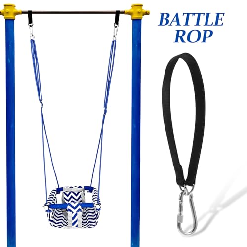 SHINEOFI Heavy Duty Gym Fitness Straps with Dual Metal Rings Reinforced Stitching High Load Capacity Suspension Kit for Tree Swings Hammock Chairs Punching Bag Hanging
