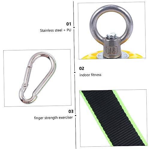 Wrist Exercise Grip Ball for Climbing Training Finger Strength Exerciser Hanging Rings Sturdy PVC Material for Hand Grip Training and Pull-up Enhancement