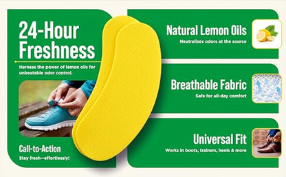 Natural Shoe Deodorant Stickers Odor Remover Patches for Shoes & Slippers, Long-Lasting Fresh Scent, Eliminates Bad Smell, Easy to Use – 20 Count Pack - size: Pack of 20
