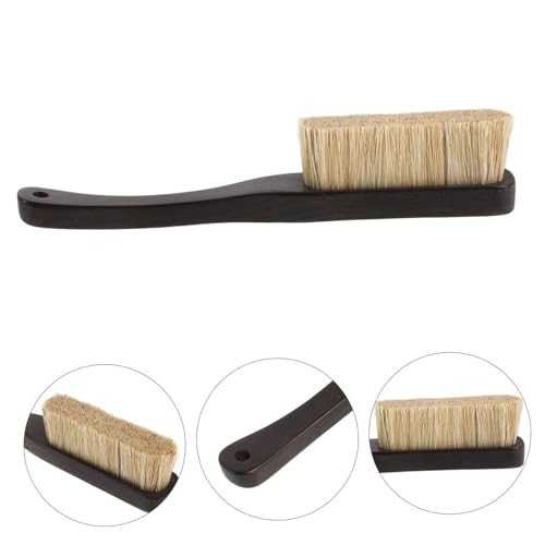Mikinona Outdoor Climbing Chalk Brush with Wooden Handle and Fine Boar Hair Bristles for Efficiently Removing Chalk and Dirt from Natural Rock Holds, for Workouts and Outdoor Climbing