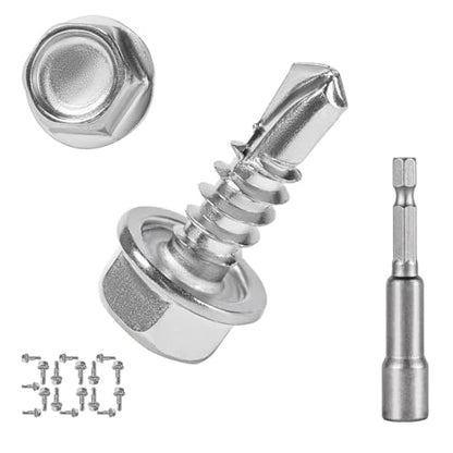 Sheet Metal Screws，Hex #8x1/2‘’（300） | Metal Fastener - color: Hex #8x1/2‘’（300）