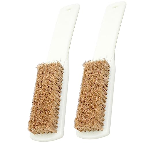 2Pcs Climbing Brush Set Thick Boar's Hair Bristles and Sturdy Handle for Rock Cleaning Bouldering and Chalk Removal Tool