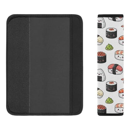 2 Pack Universal Fit Seat Belt Shoulder Pad for Kids, Car Seats Pushchair Strollers High Chair Pushchair, Sushi Shoulder Protector, Anti-Slip Pad - color: Pattern 154