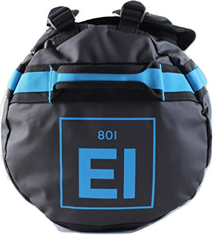 Element Equipment Trailhead Duffel Bag Shoulder Straps Waterproof Black/Blue Small - color: Black/Bomber Blue, size: Small 30 Liters