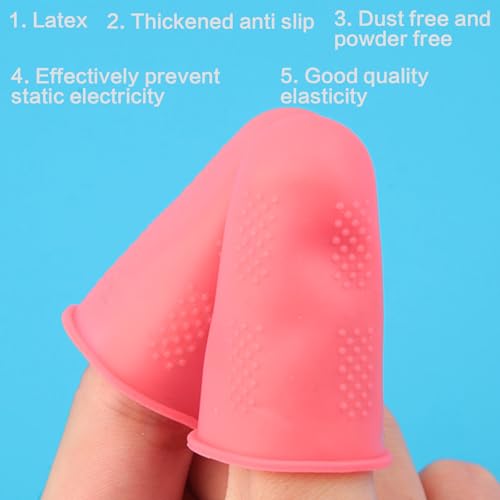High Elasticities Silicone Finger Guard Reusable Finger Protecting Sleeves for Cooking Gardening Skin Protecting - style: 10 pieces